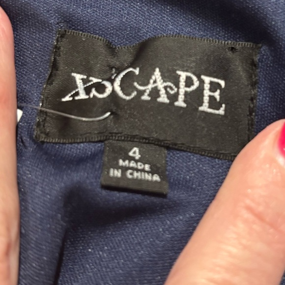 Xscape Size 4 Floral Floor-Length Dress NWT - Picture 4 of 6